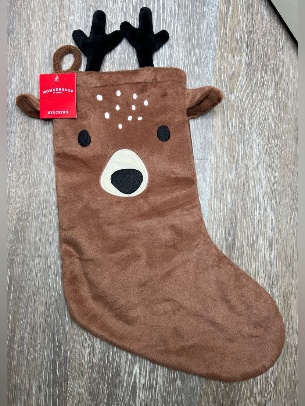 Brand New-Wondershop Christmas Reindeer Stocking